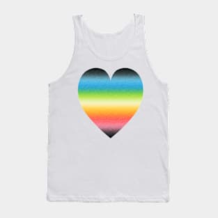 Gradient Queer Pride Heart Tank Top